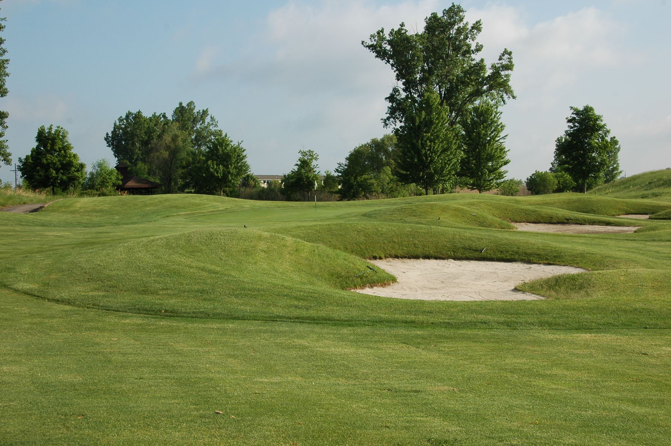 The beautiful scenery of the Lakes of Taylor Golf Course.
